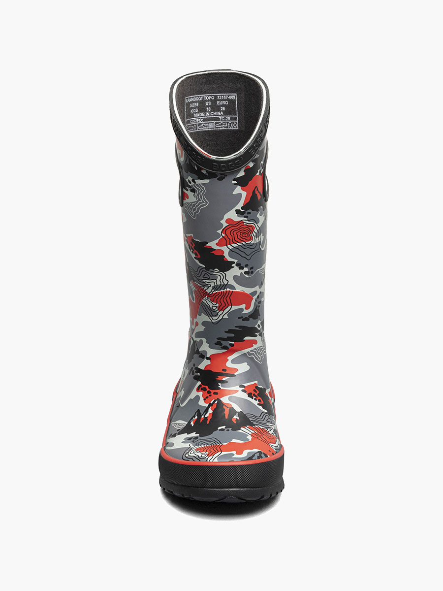 Rainboot Topo Camo